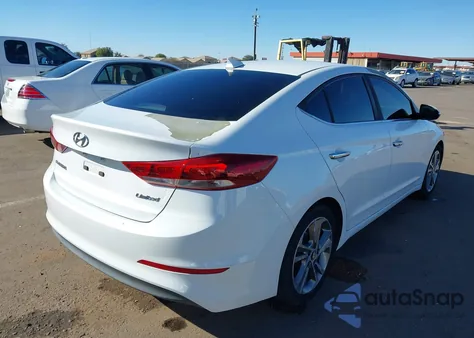 2017 Hyundai Elantra Limited from USA, damaged, VIN 5NPD84LF3HH062153